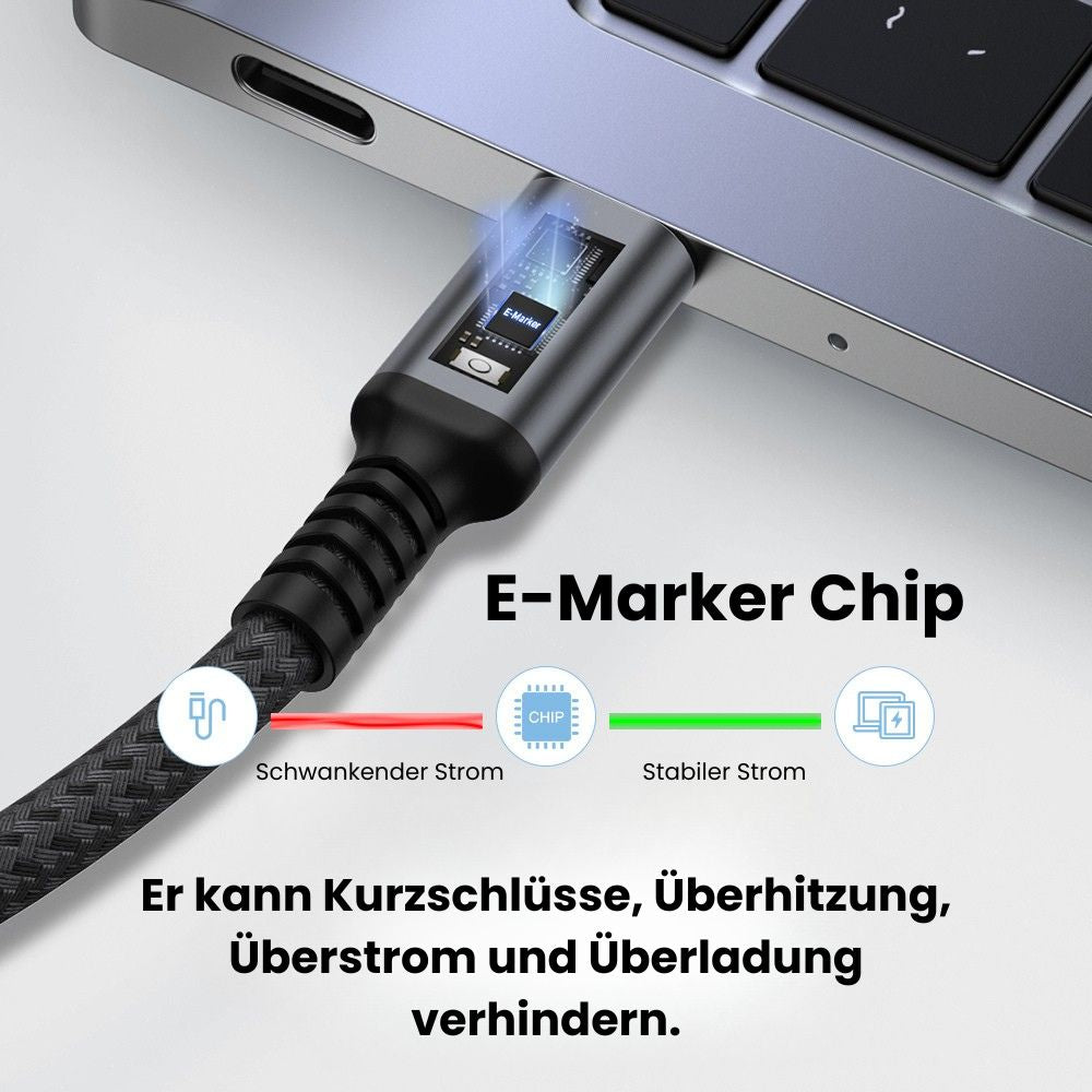 USB-Ladekabel-Set 4er-Pack – USB-C auf USB-C & USB-C auf Lightning