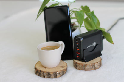 Getrics GaN³ Ladegerät 200W – USB-C & USB-A Schnellladegerät für Laptop & Smartphone