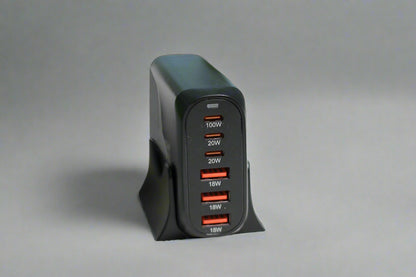 Getrics GaN³ Ladegerät 200W – USB-C & USB-A Schnellladegerät für Laptop & Smartphone